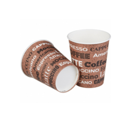 Стакан бумажный 1сл 250 (273) мл d=80мм для горячего Coffee (50 шт.)