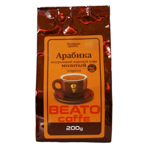 Кофе BEATO Арабика, молотый под эспрессо оптом